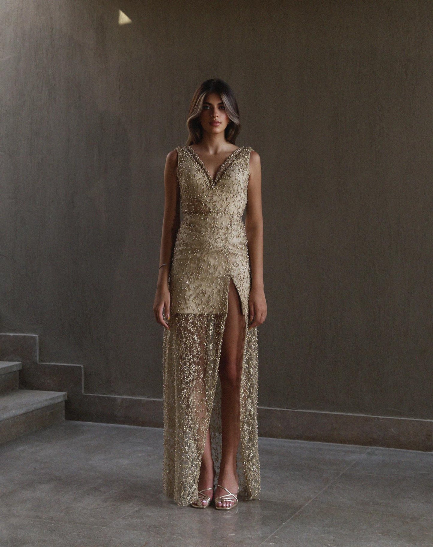 She's Golden Dress