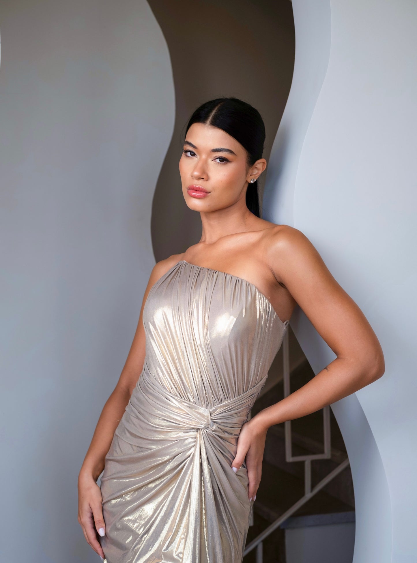 Radiant Gold Dress